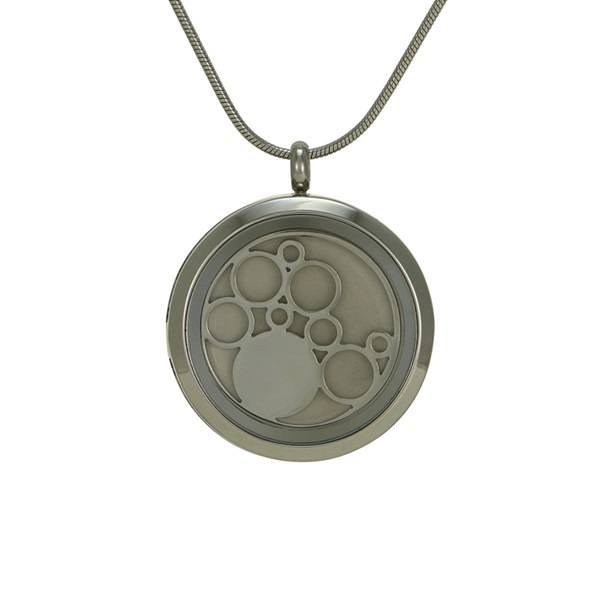 Classic Circles Cremation Pendant III